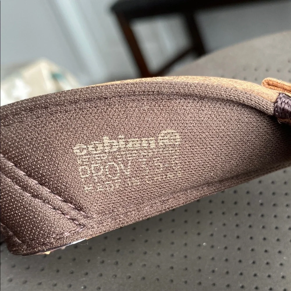 Cobian Black and Brown Flip-Flops with Durable Design