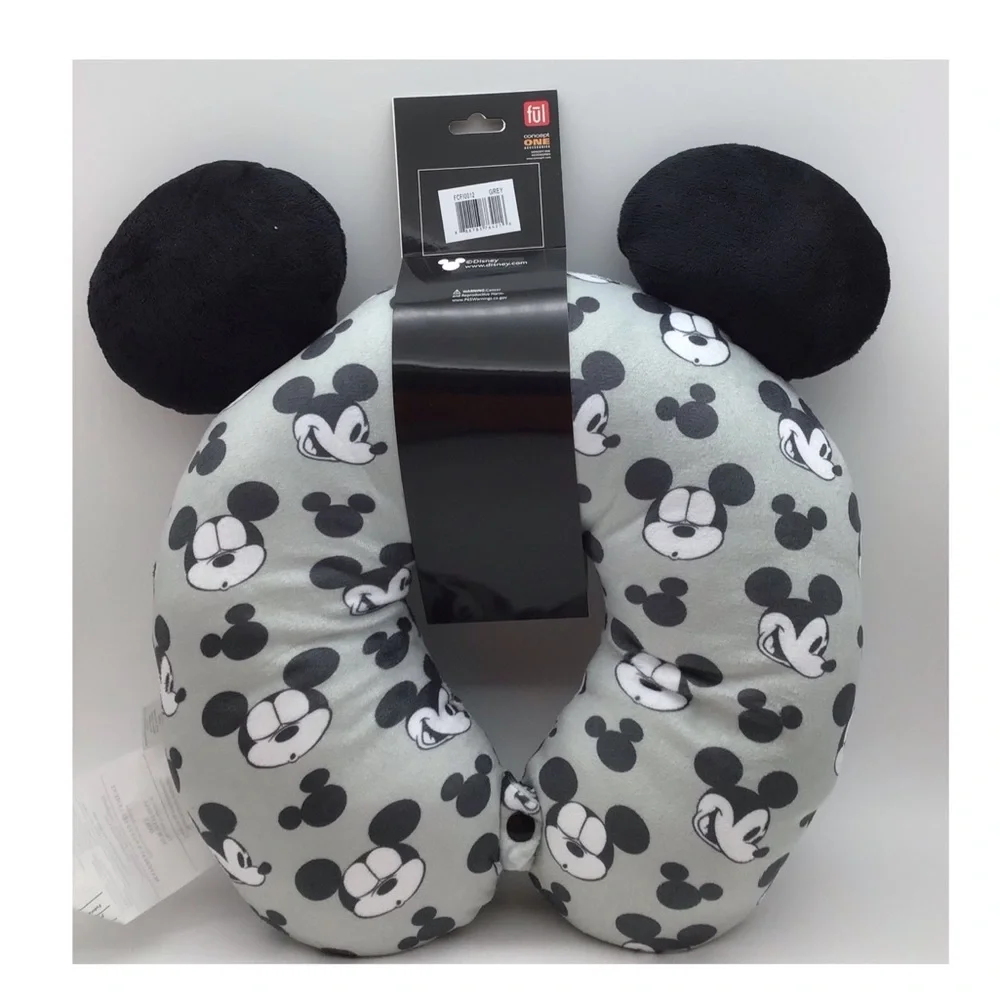 Disney Mickey Mouse Ears Nap Travel Pillow (NWT) (OSFM)