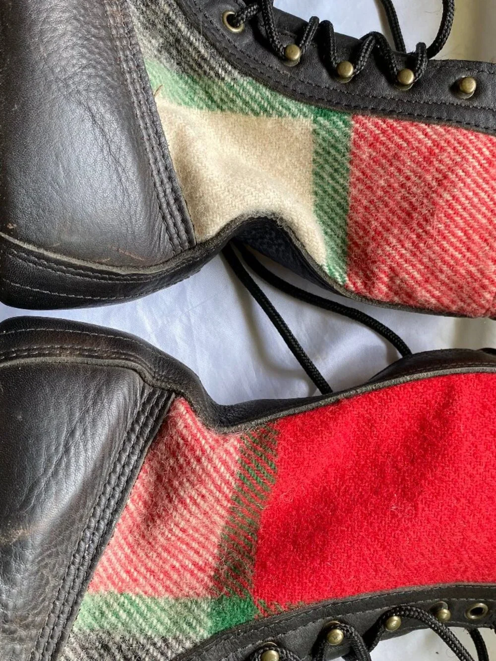 Yuketen plaid soles boots
