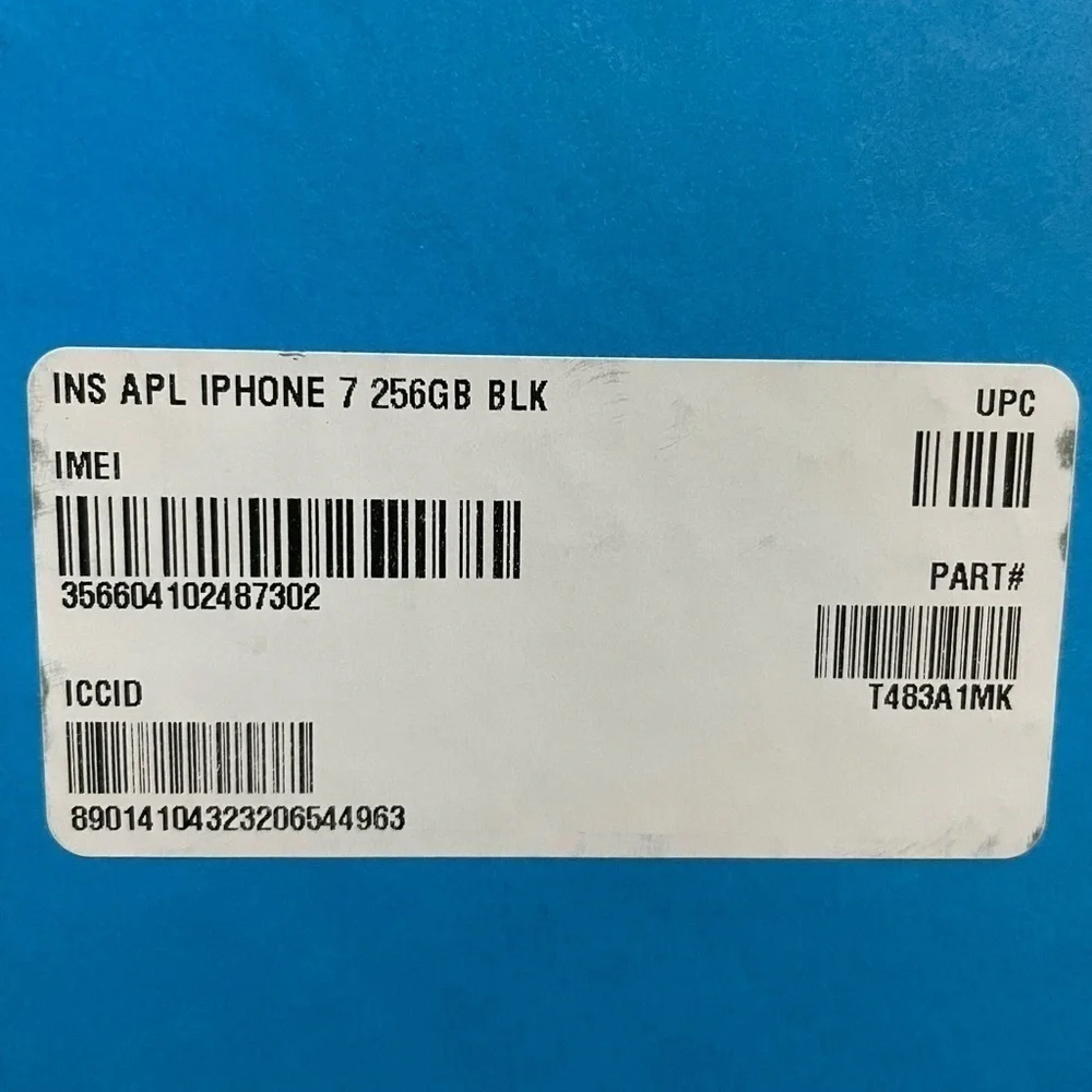 Apple iPhone 7 256GB Black color