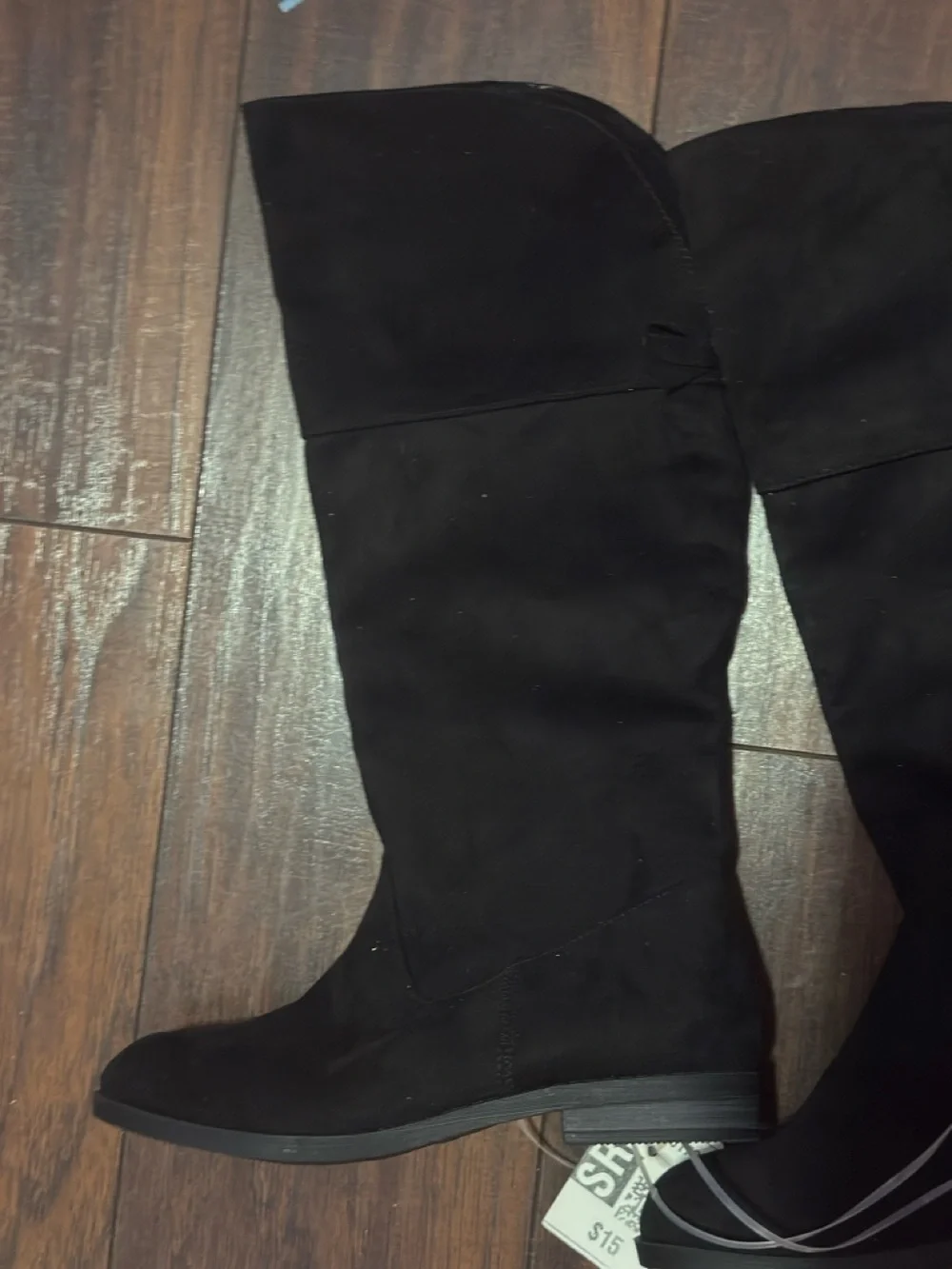 Target Black Over-the-Knee Women's Boots with Side Zipper