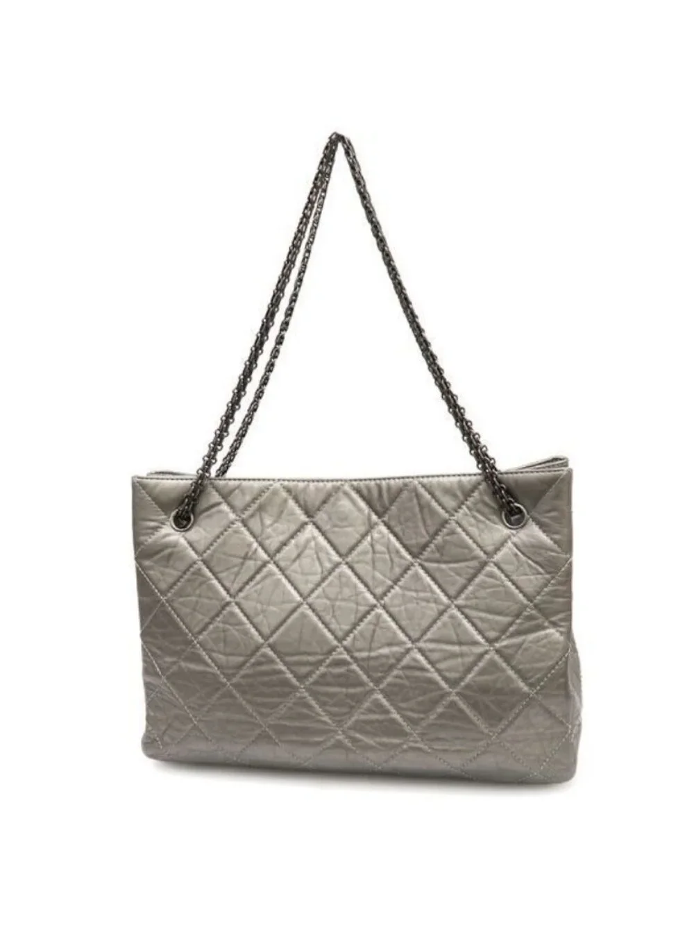 Chanel Tote Silver