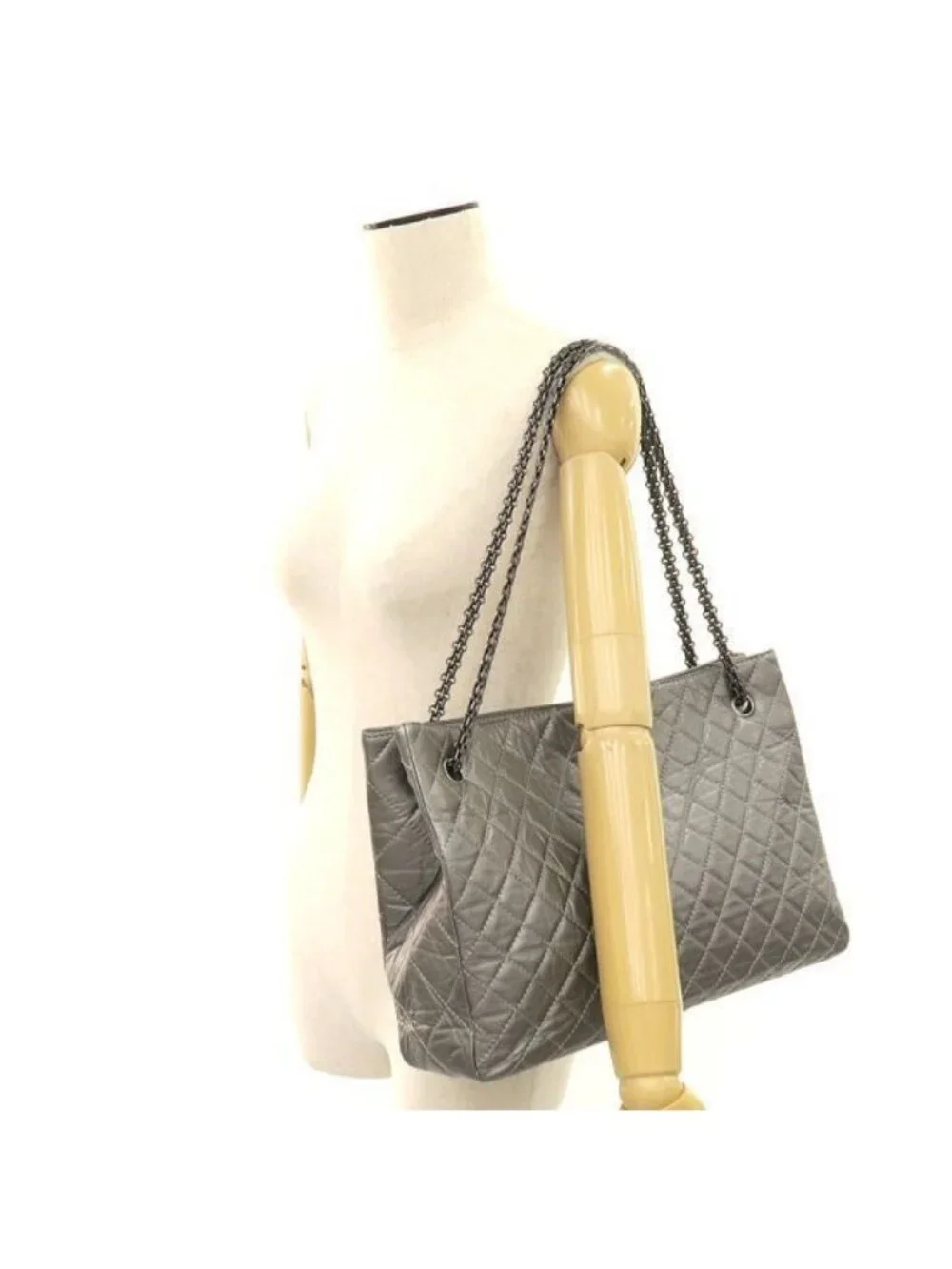 Chanel Tote Silver