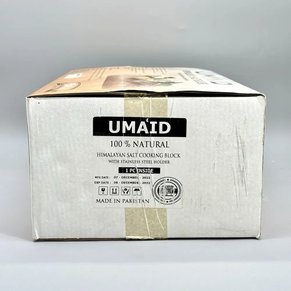 UMAID Himalayan Salt Block Grilling Cooking Cutting Serving 11.8