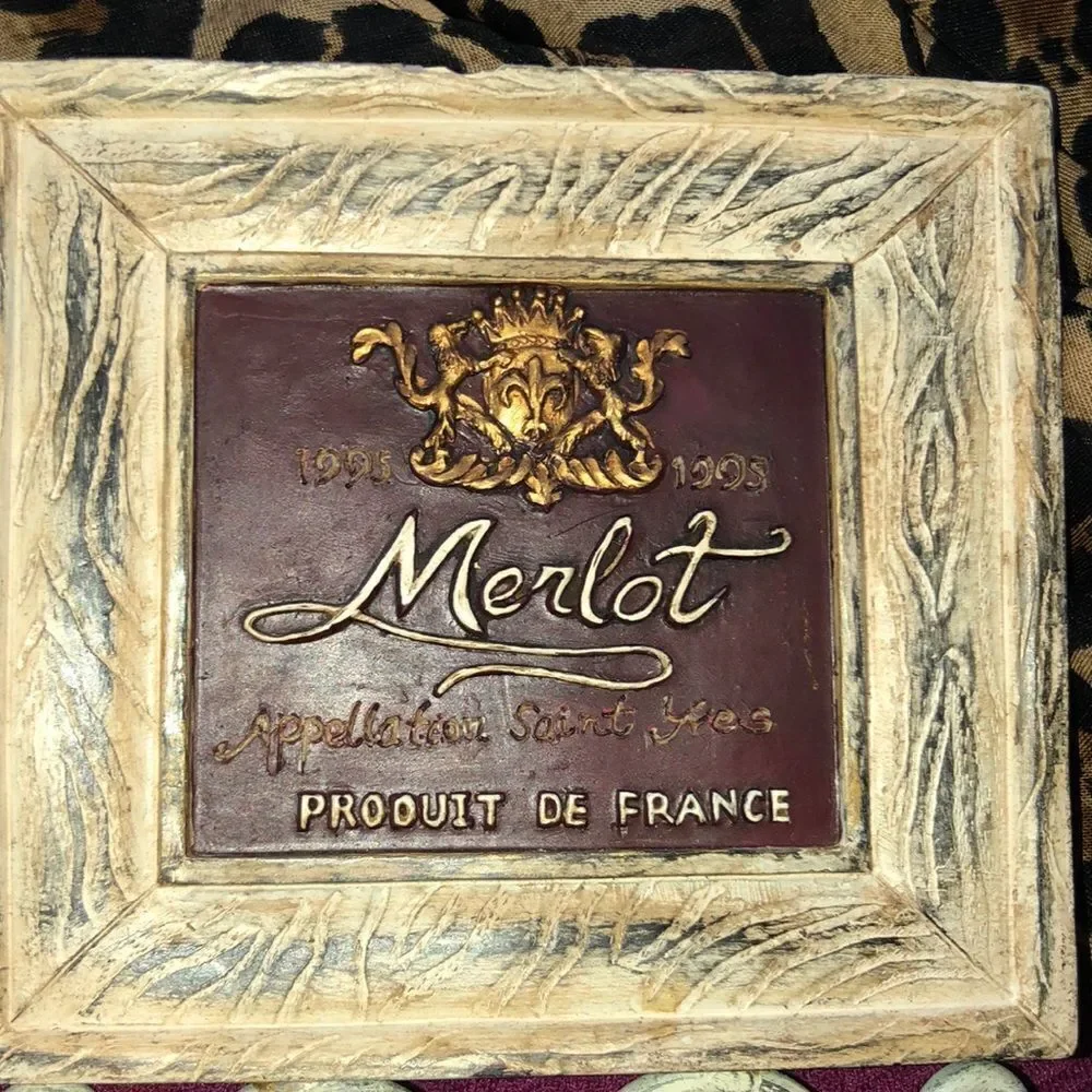 Kirklands Shabby Chic Merlot Hanger