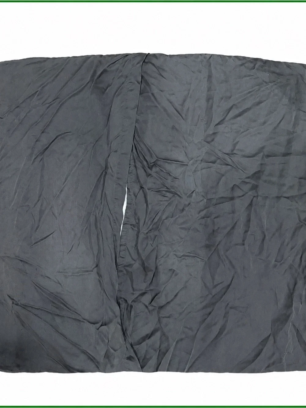 West Elm Dark Gray Pintuck Euro Pillow Sham