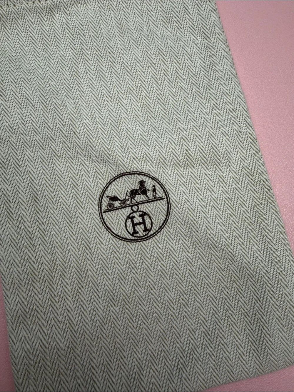 Hermes authentic drawstring