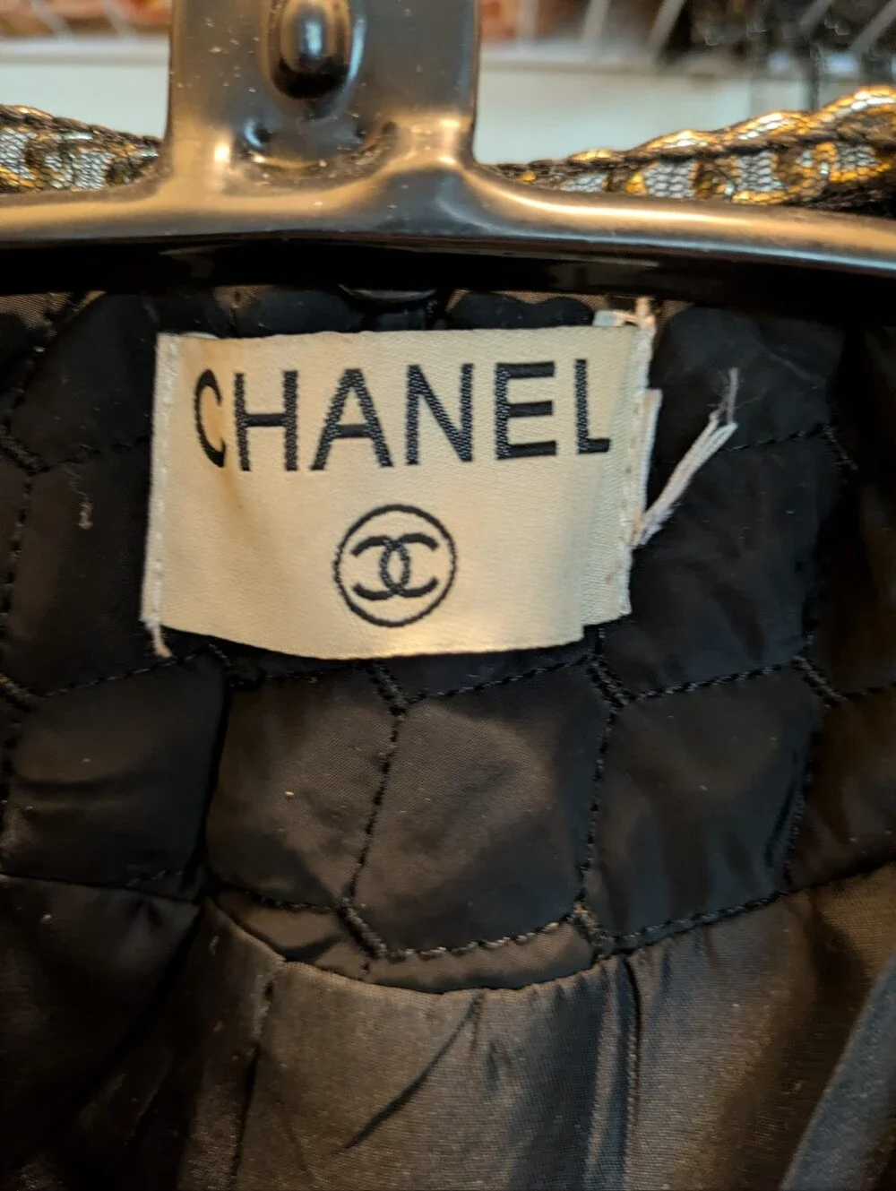 CHANEL coat gold