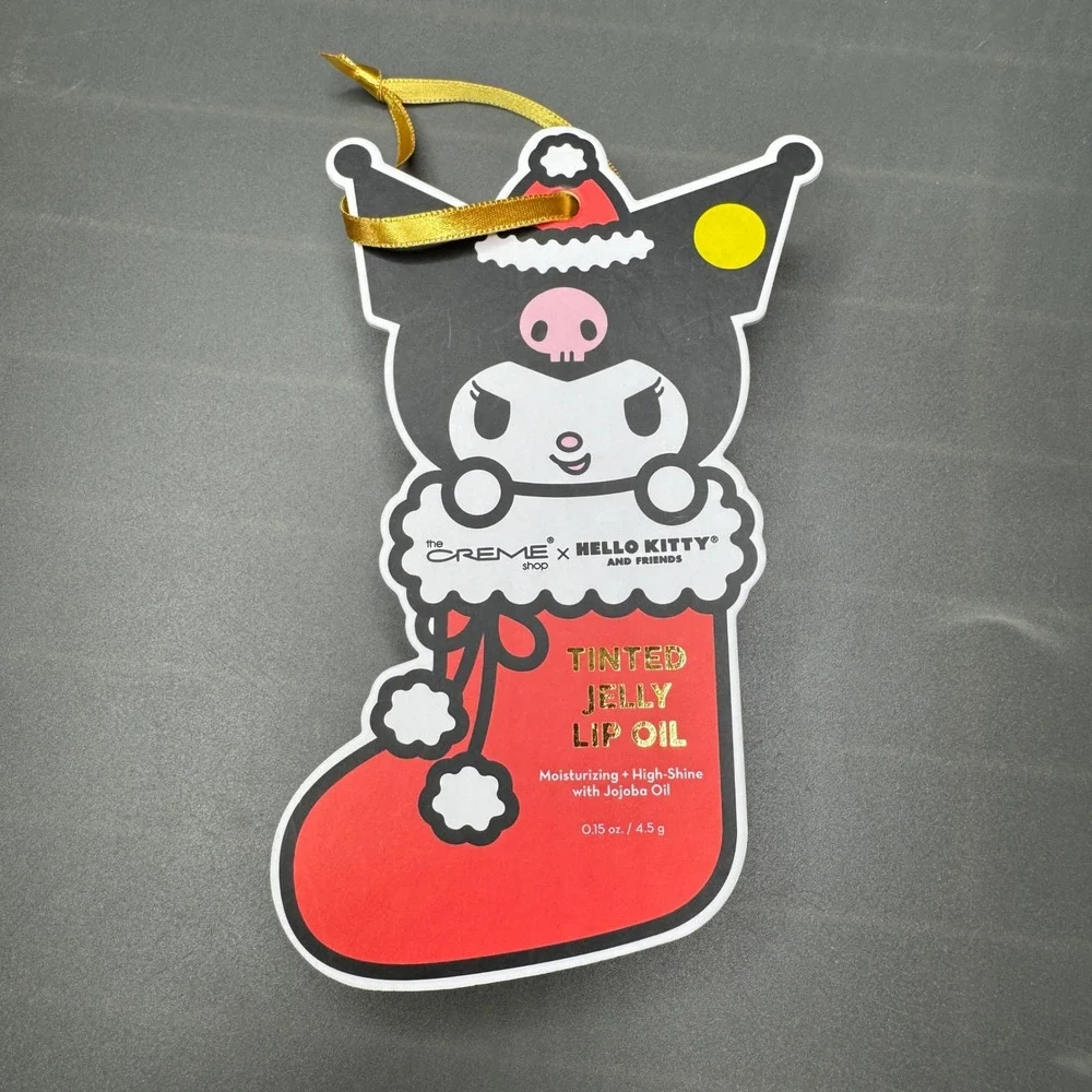 The Creme Shop x‎ Hello Kitty Kuromi Tinted Jelly Lip Oil Red Moisturizing NEW
