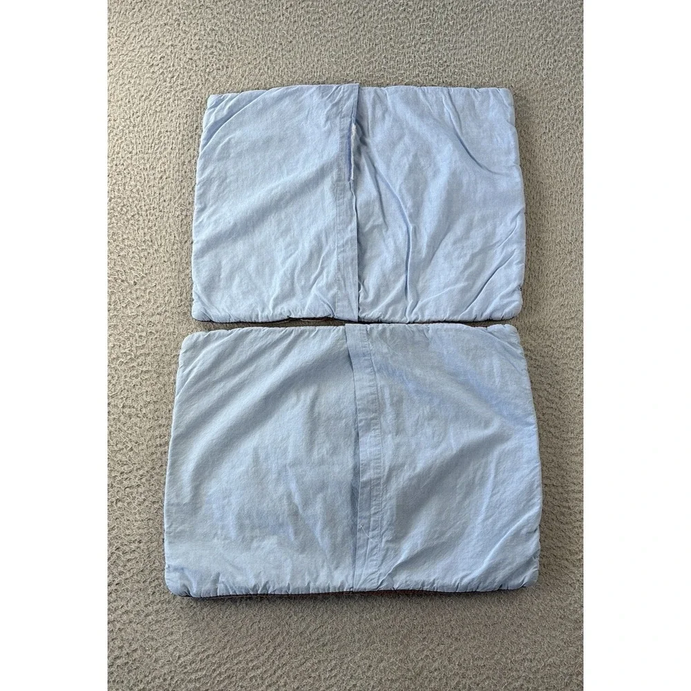 Pottery Barn Kids Sports Pillow Shams 12x16 Soccer Basketball Quilted Set of 2