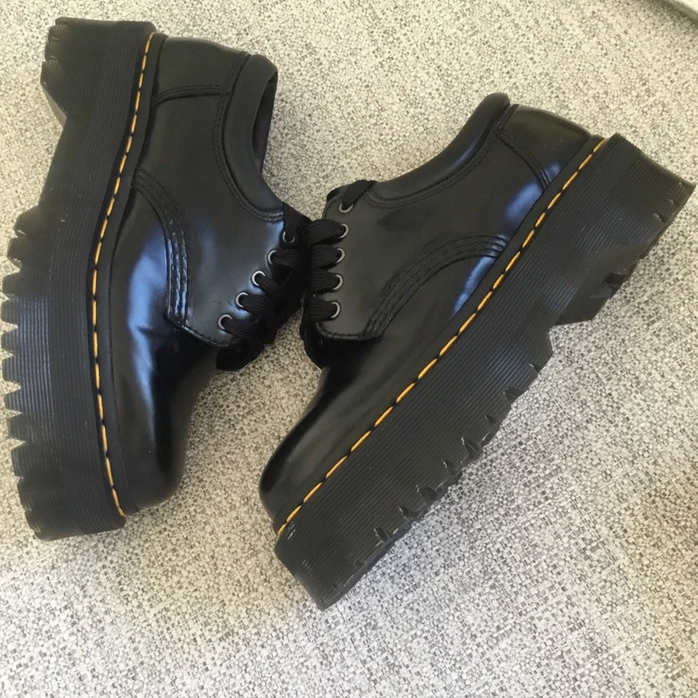 Dr. Martens polished black