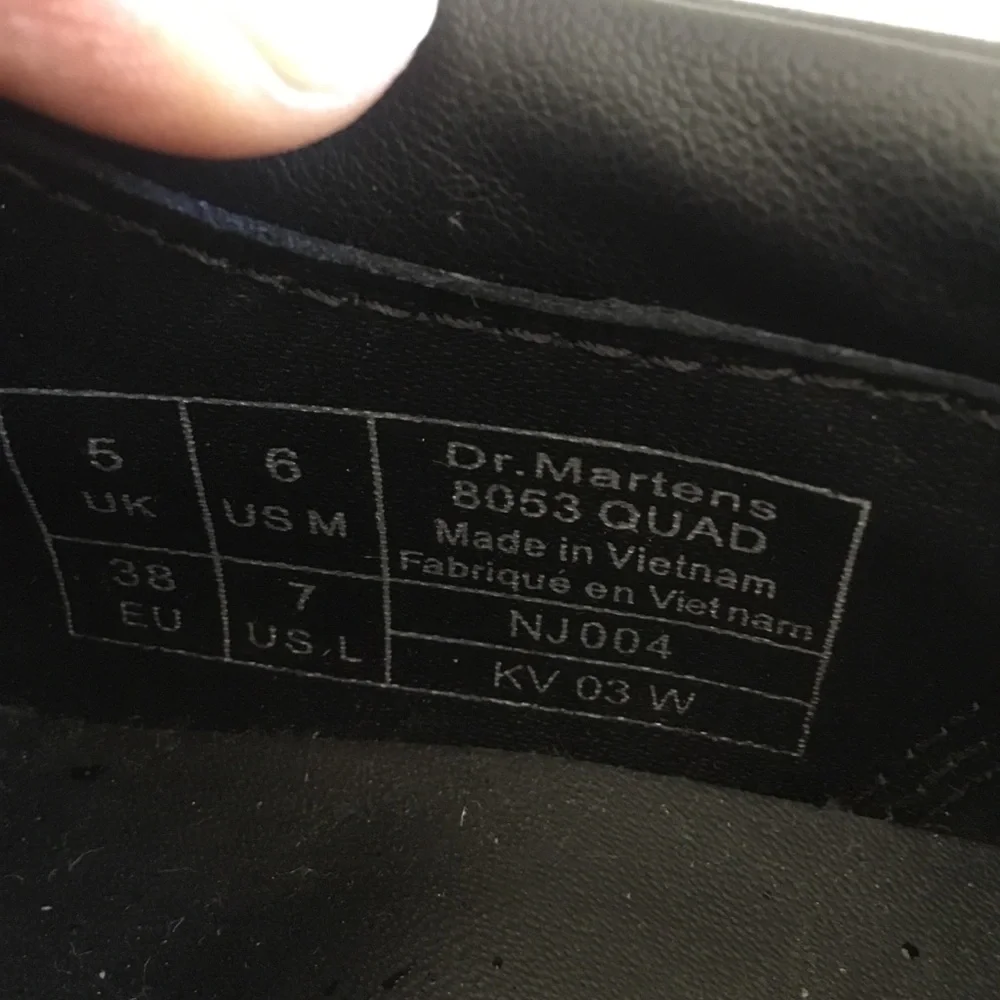 Dr. Martens polished black