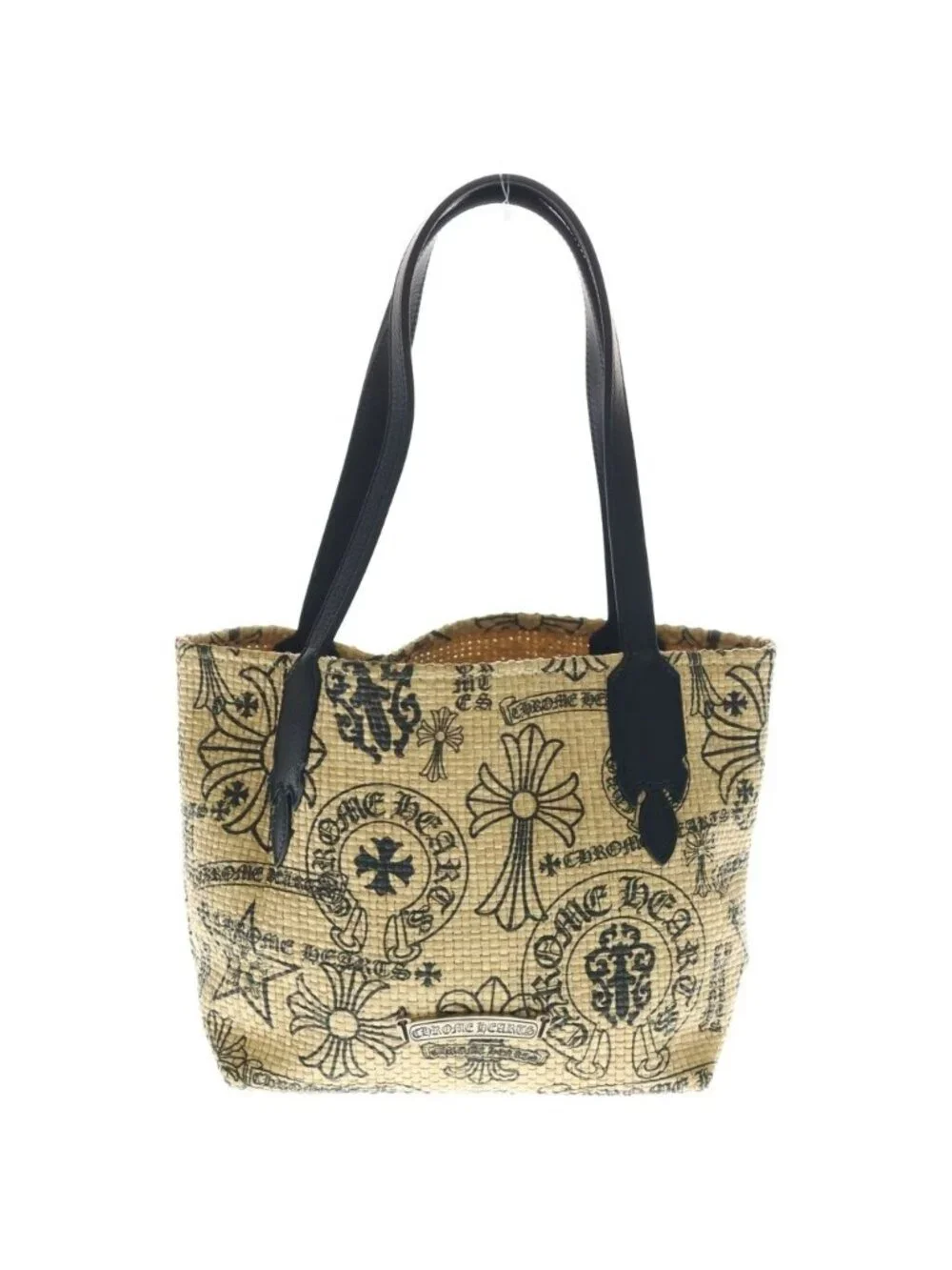 Chrome Hearts Small Beaches Leather Switchable Beach Tote