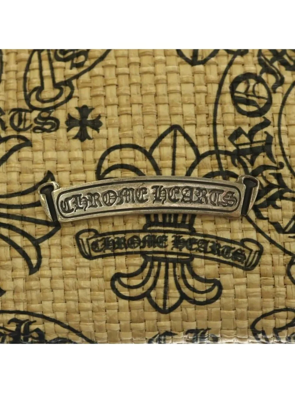 Chrome Hearts Small Beaches Leather Switchable Beach Tote