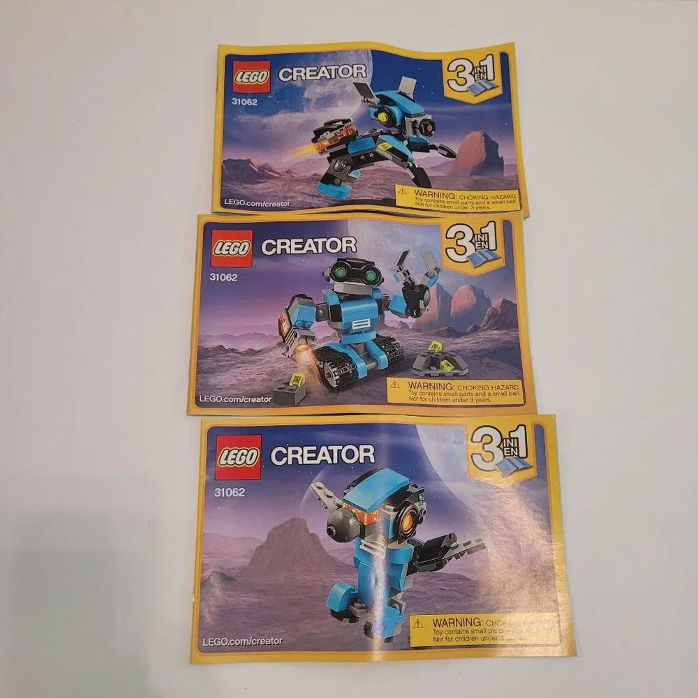 LEGO Creator 3-In-1 Mythical‎ Creatures Set 31062 Robot Dog Bird