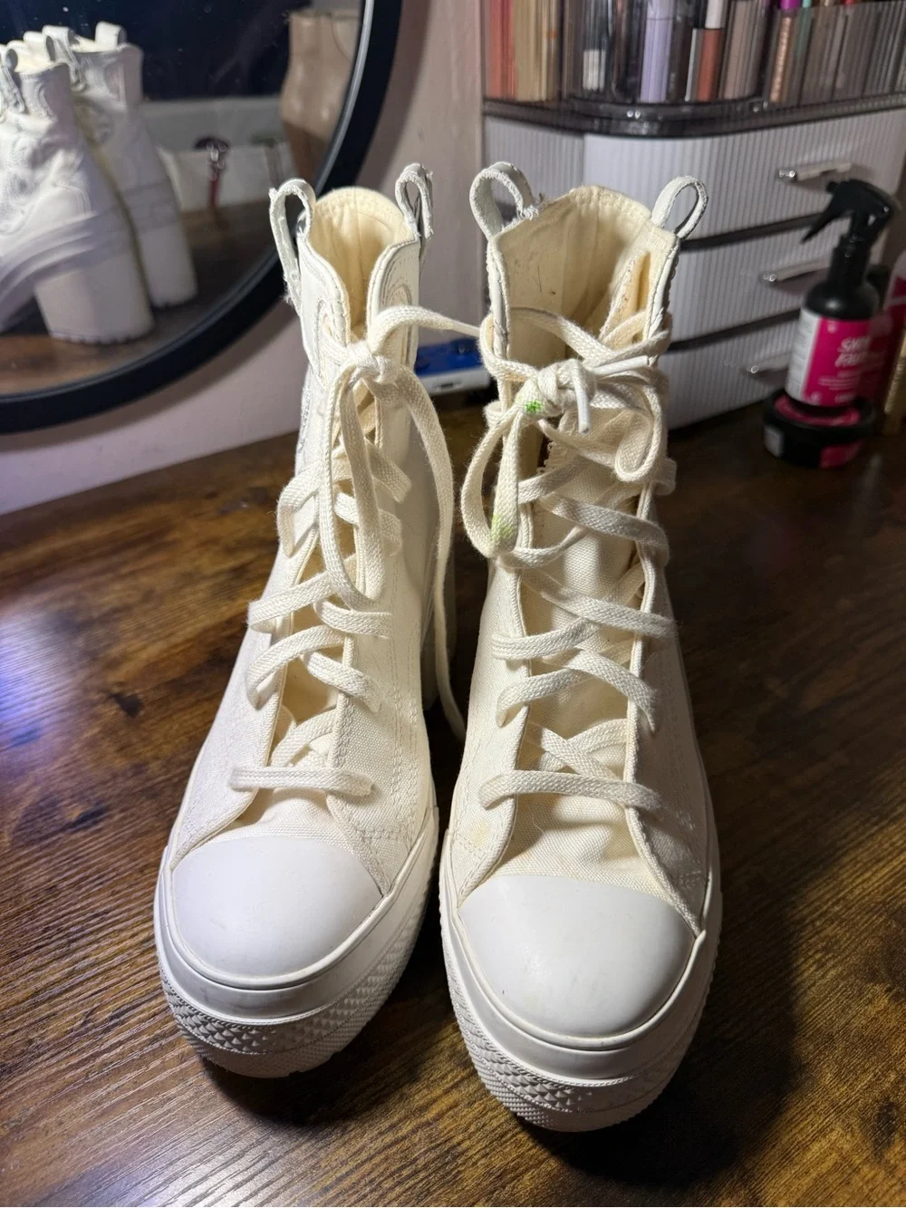 Converse chunky platform