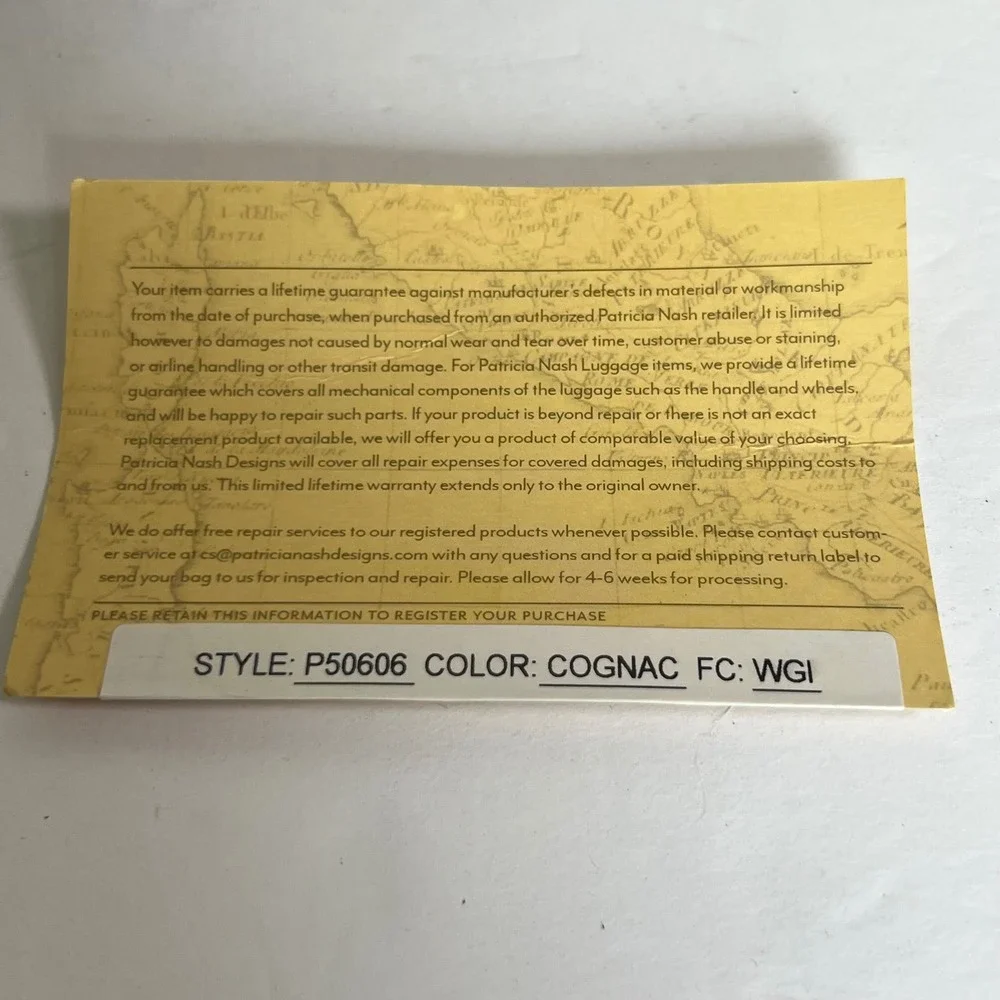 Patricia Nash Isla‎ Cosmetic Case Womens Cognac Distressed Vintage Leather Pouch