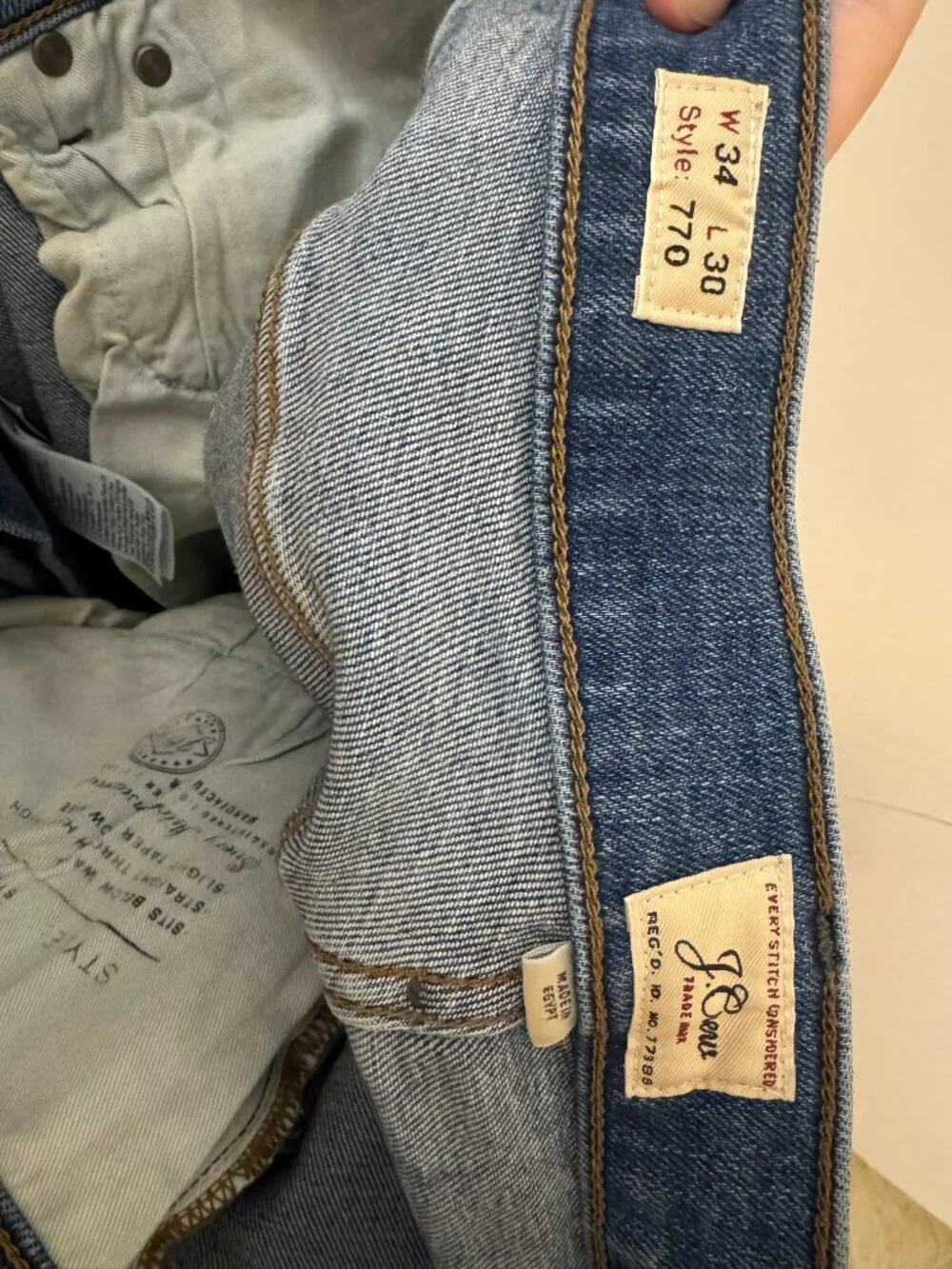J. Crew crew straight