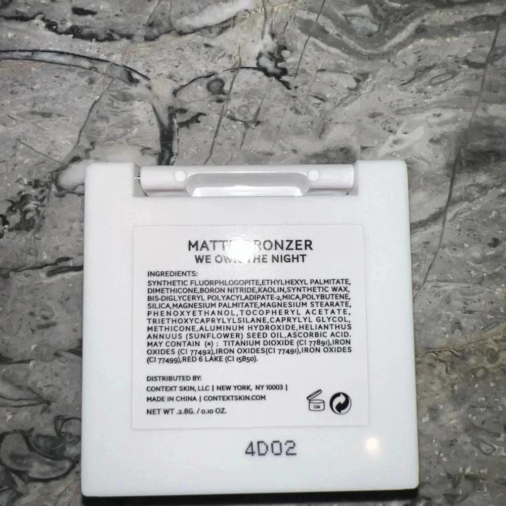 CONTEXT SKIN matte bronzer in WE OWN THE NIGHT,‎ new 0.1oz compact