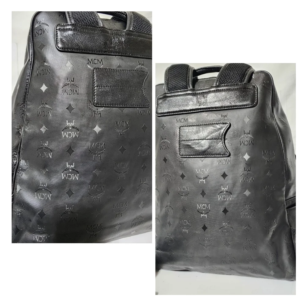 MCM Honshu Tantris Studded Backpack Black
