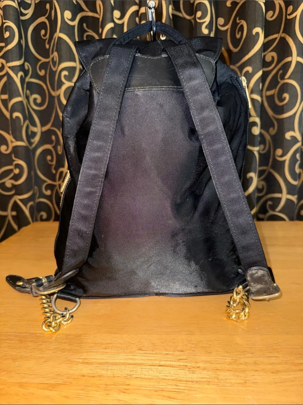 Valentino Garavani vintage authentic Sport Line backpack in classic black nylon