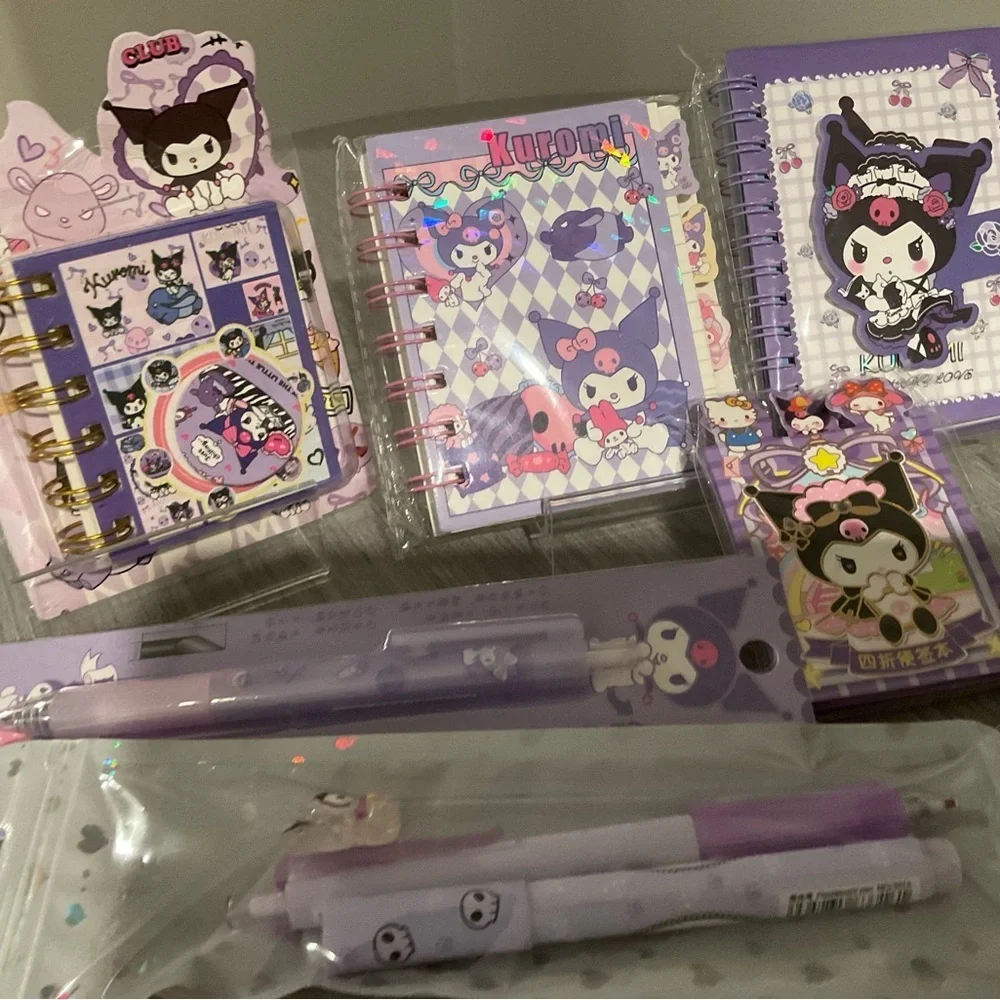 N/A purple bundled stationery