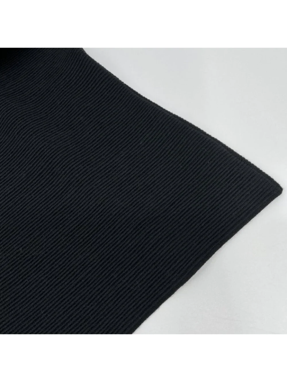 Chanel Black CC Button Knit Sweater 40