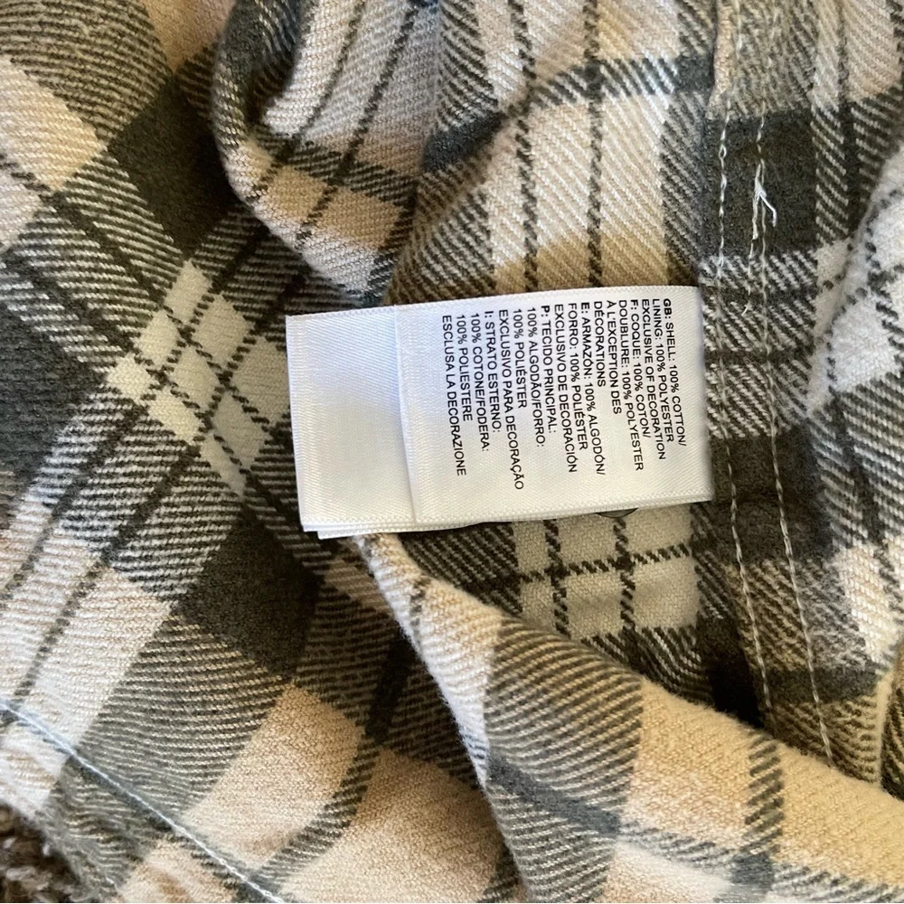 The North Face soft plaid