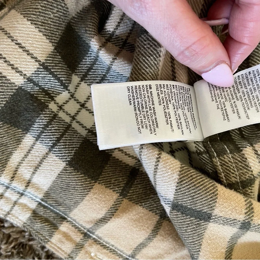 The North Face soft plaid
