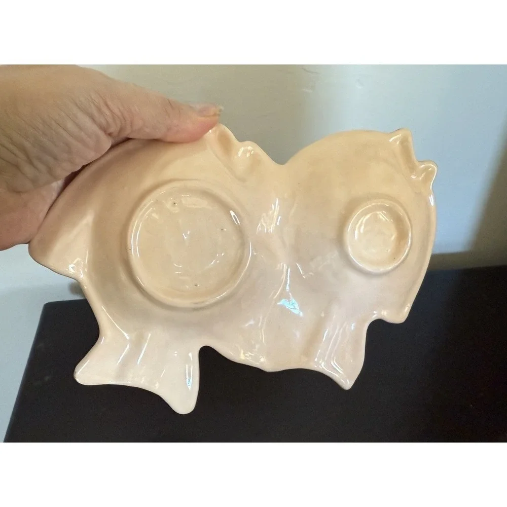 Vintage‎ Ceramic Porcelain Double Fish Dish Trinket Jewelry Organizer 8