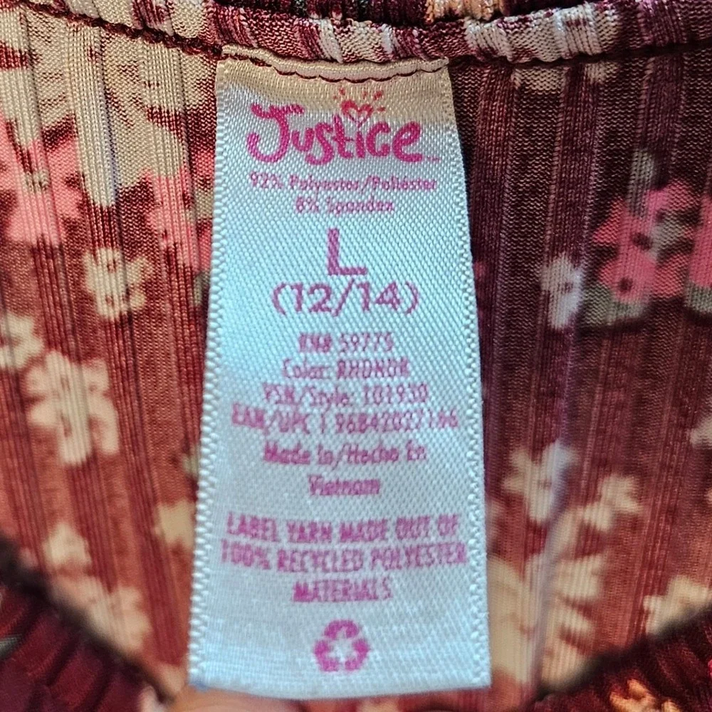 Justice girls floral
