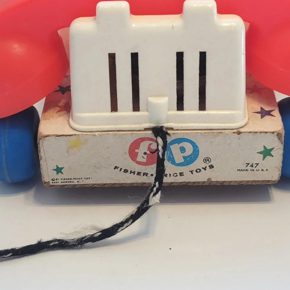 Fisher Price Chatter Phone Classic Collectible Vintage Kids Toys Made In The USA