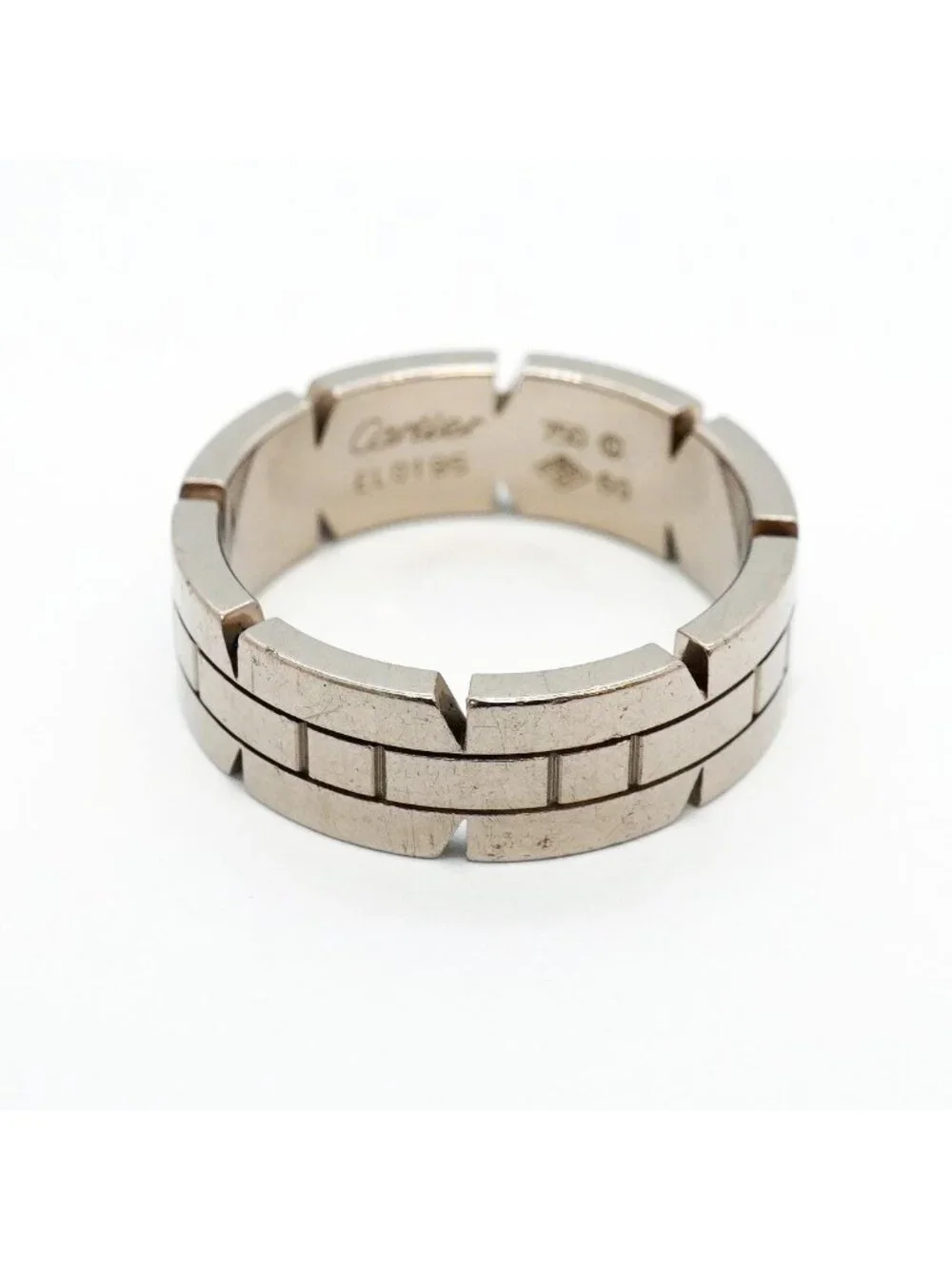 Cartier Ring Tank Francaise 18k White Gold