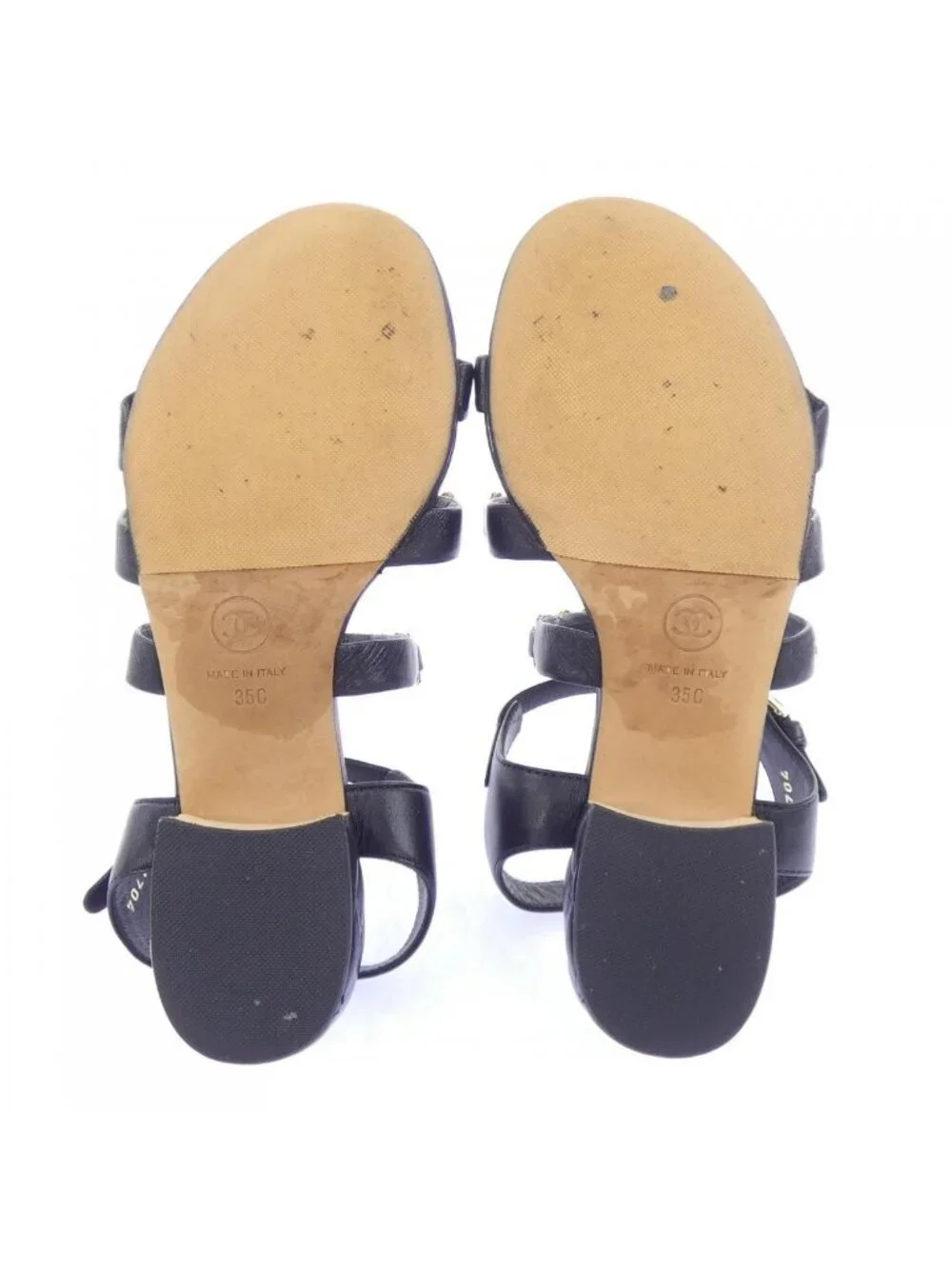 Chanel Sandals Black