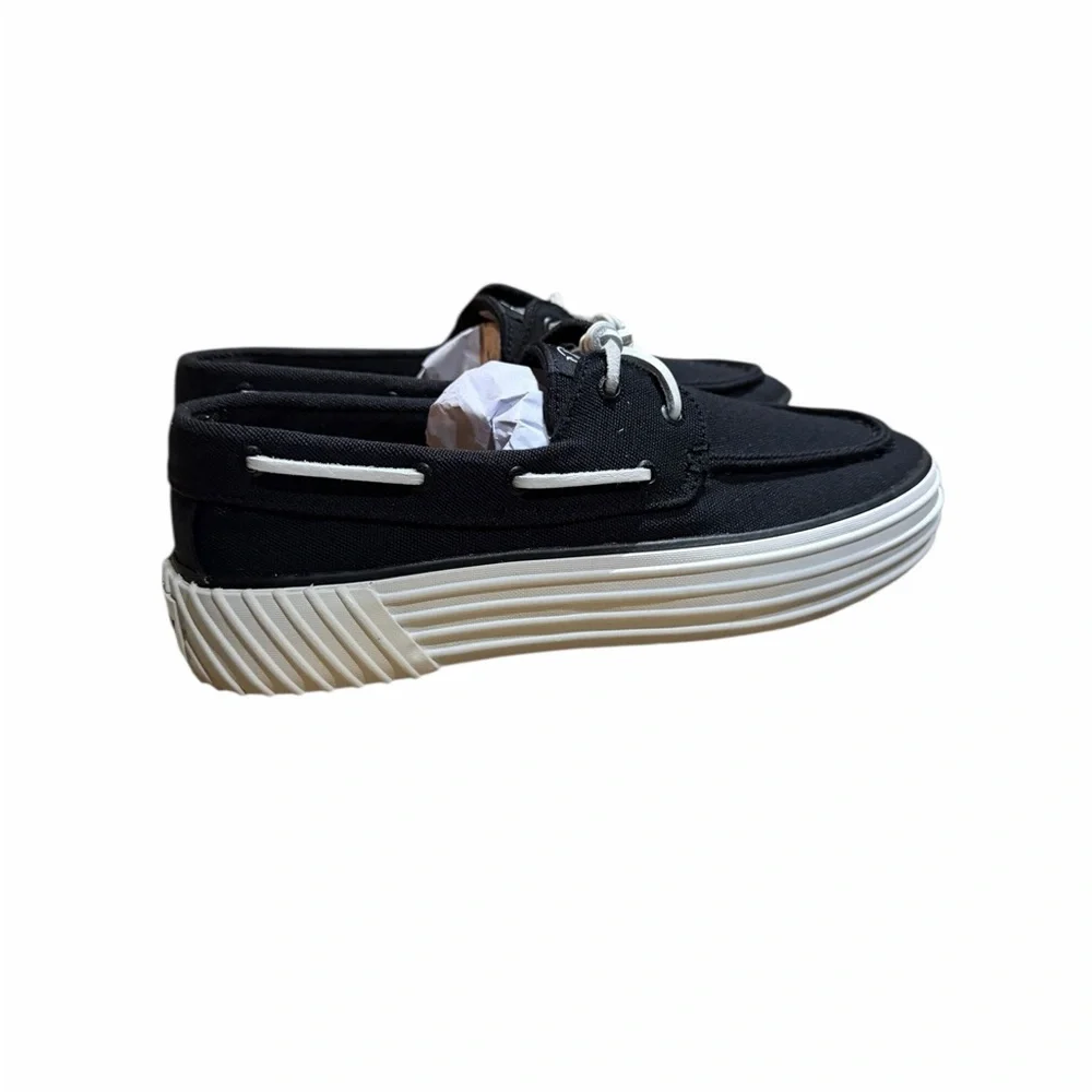NIB Sperry Bahama 2 Platform Canvas‎ Boat Shoes