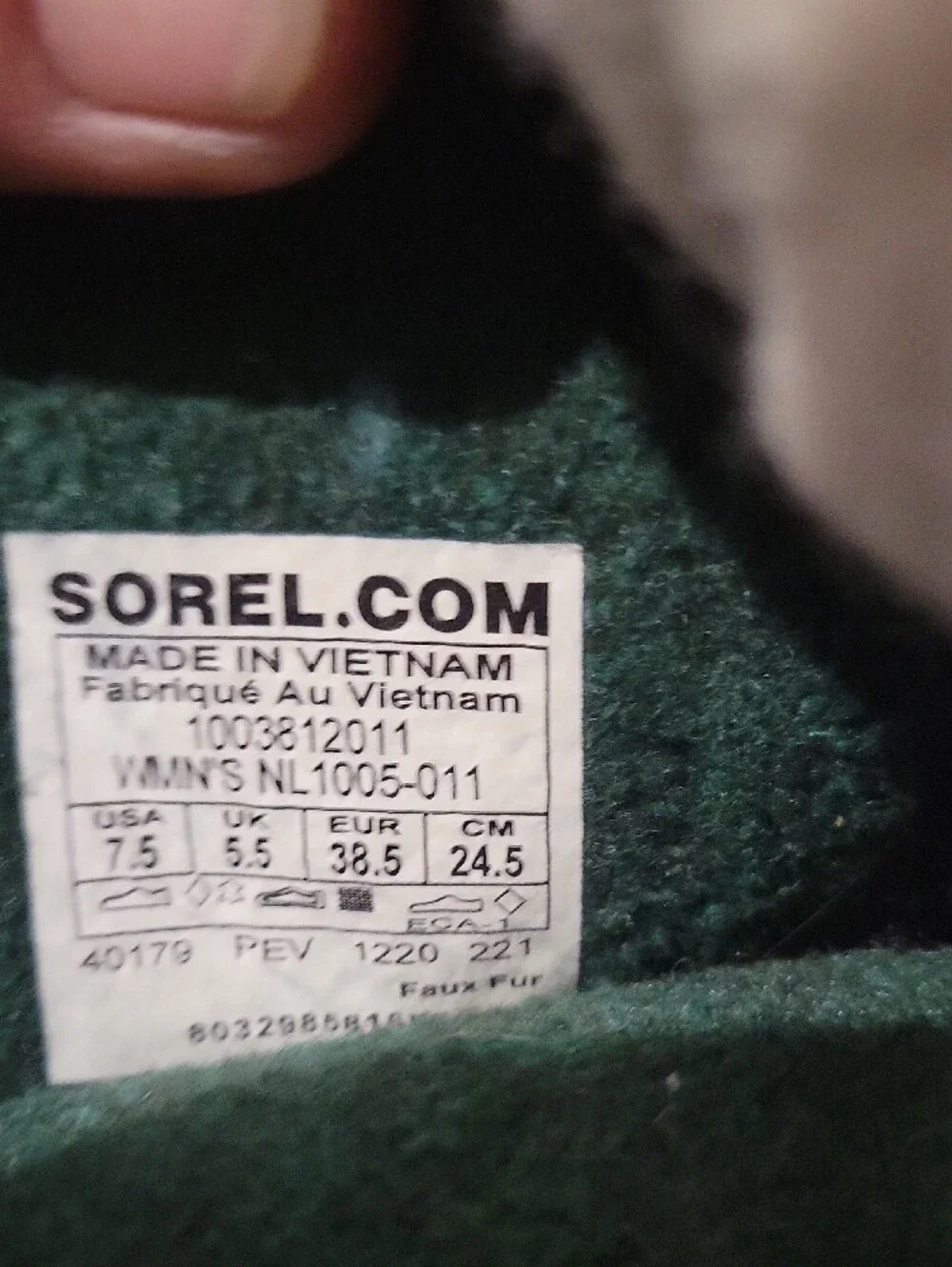 Sorel winter boot