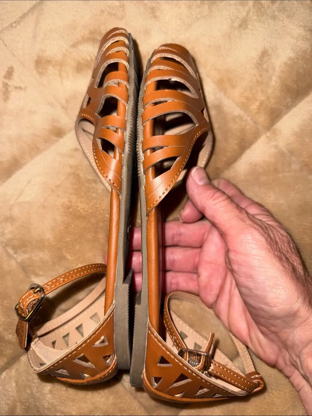 Madden Girl brown cutout
