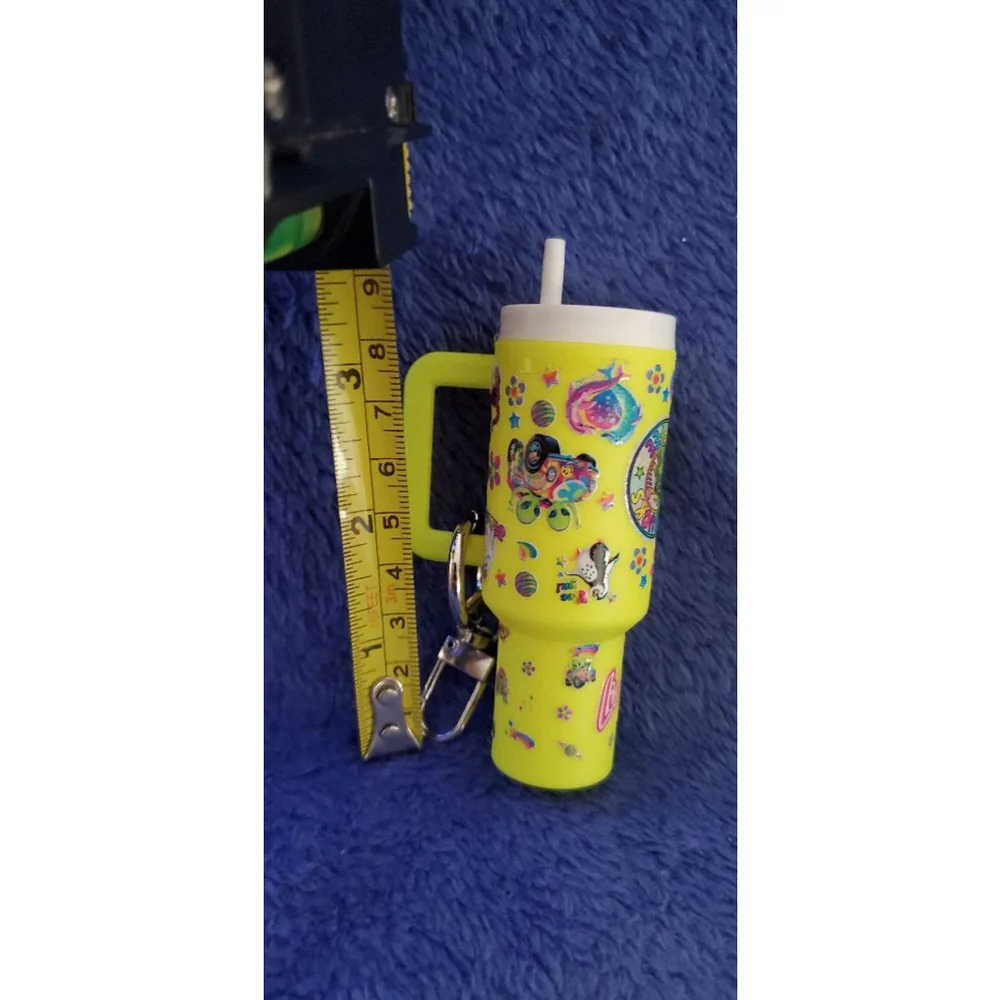 Starbucks Yellow Multi-color Tumbler Keychain