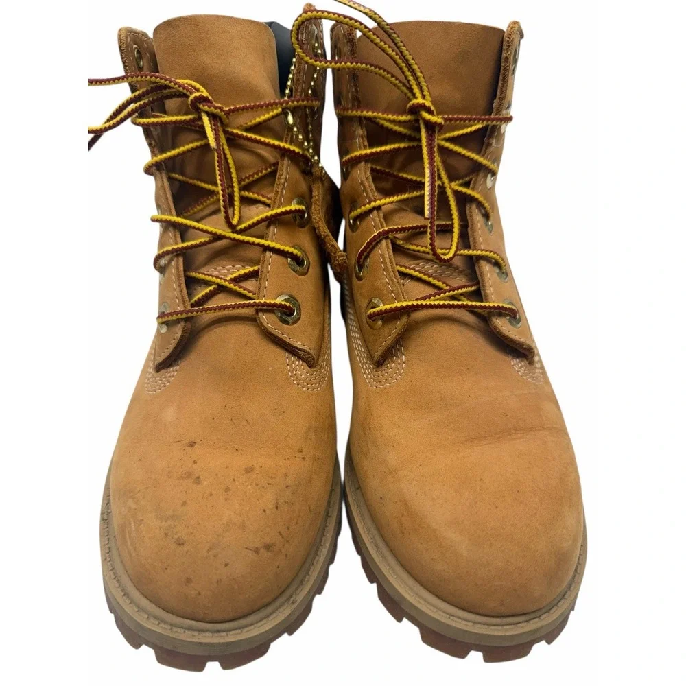 Timberland‎ Junior Youth 6-INCH PREMIUM WATERPROOF BOOTS Wheat 12909 SZ 4.5