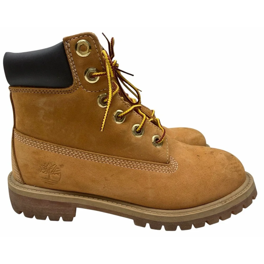 Timberland‎ Junior Youth 6-INCH PREMIUM WATERPROOF BOOTS Wheat 12909 SZ 4.5