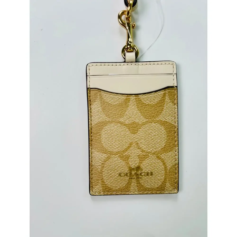 Coach lanyard ivory