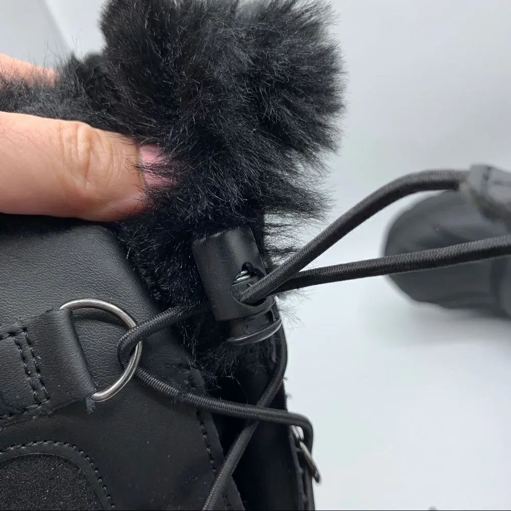 Cat & Jack‎ Thermolite Black Sparkle Winter Boots