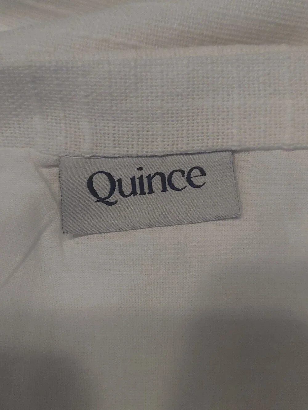 NWT! Quince 100% Cotton White Slub Curtains, 48