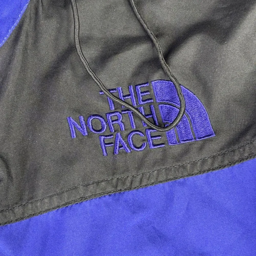 The North Face bleach visible