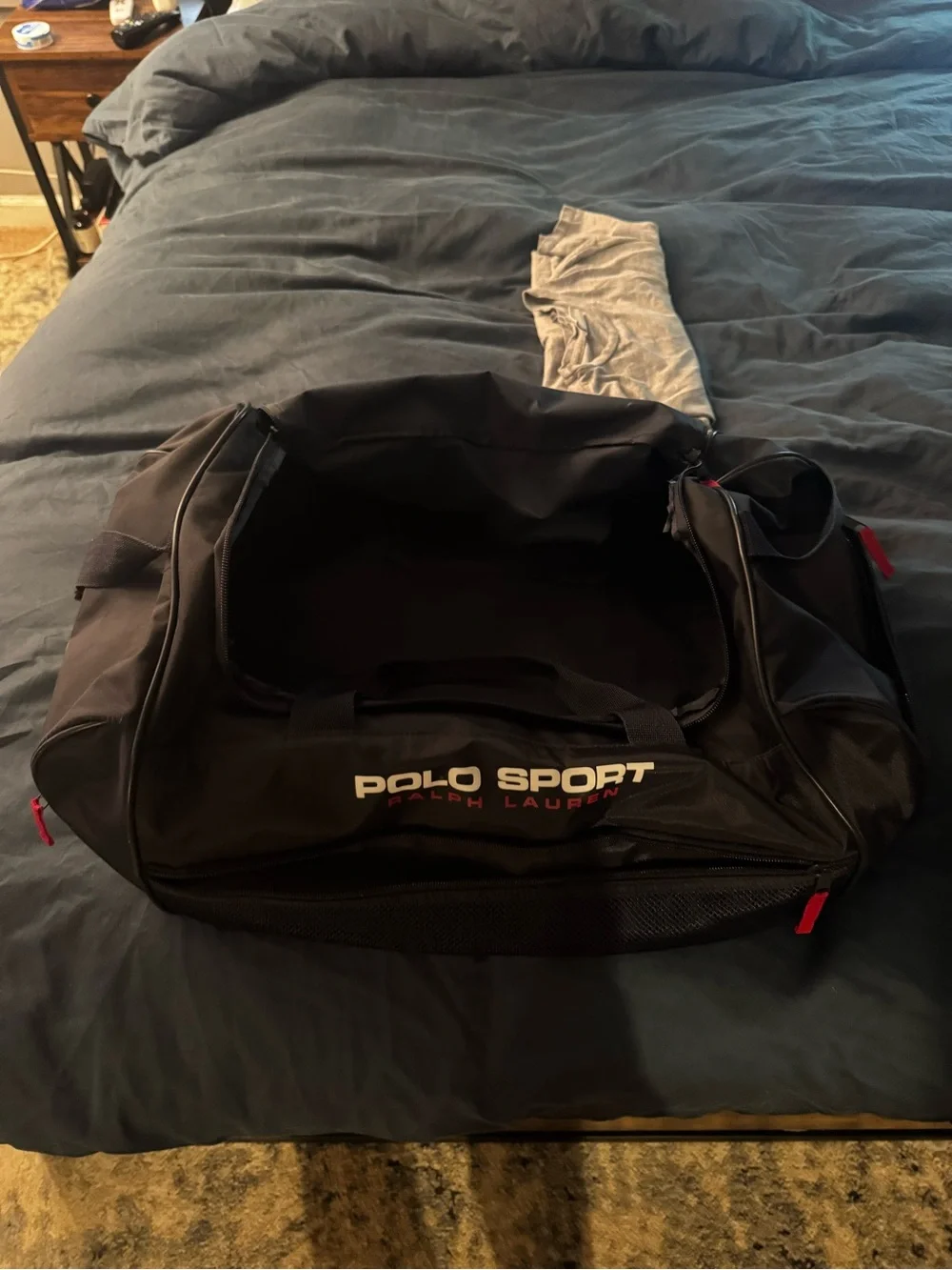 Polo Ralph Lauren black duffel