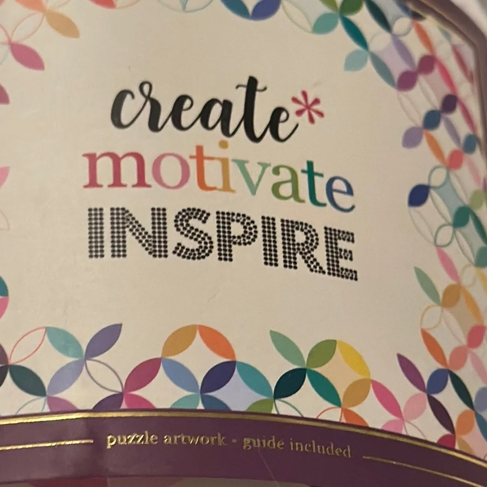 Erin Condren Create Motivate Inspire Bath Soak with‎ Gold Lid