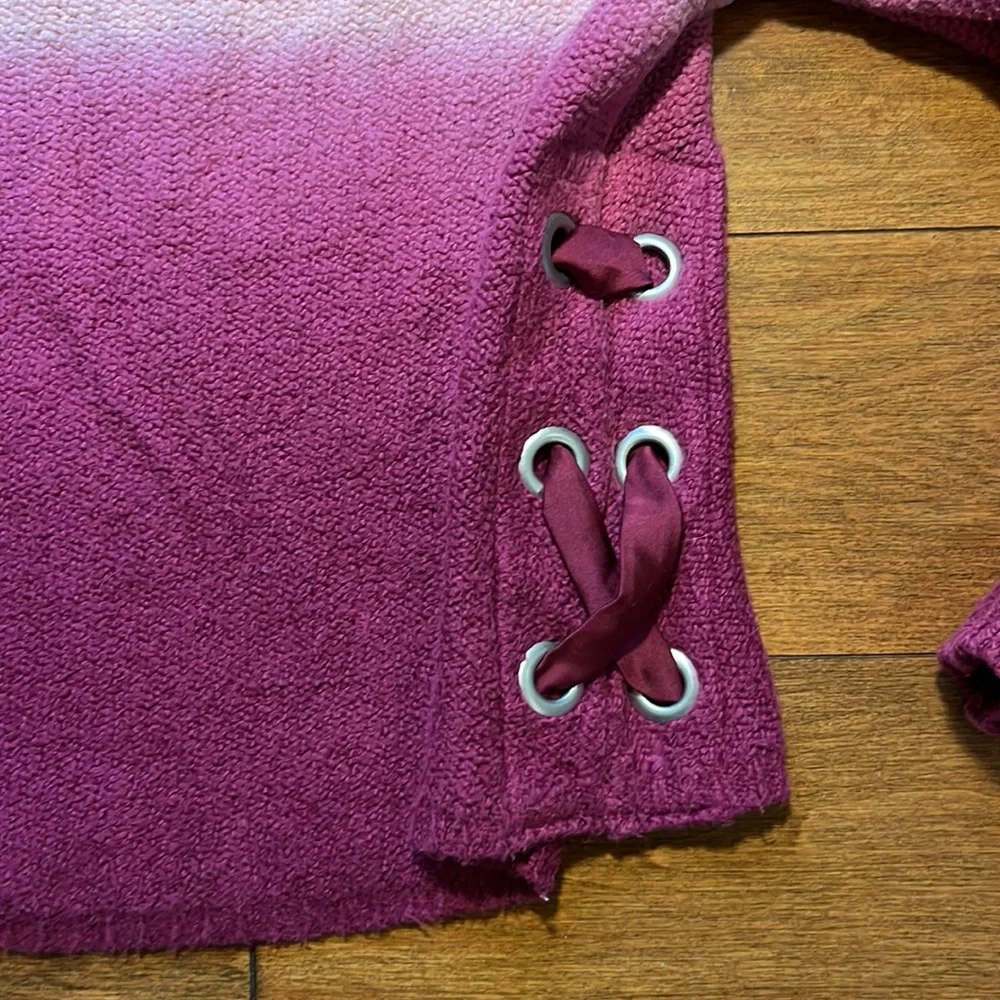 JUSTICE Girl’s Pink Ombré Sweater Size 10