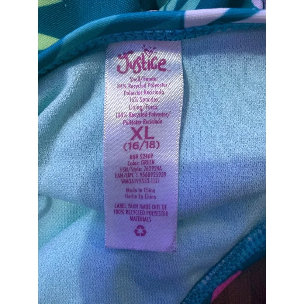 Justice tankini swimsuit