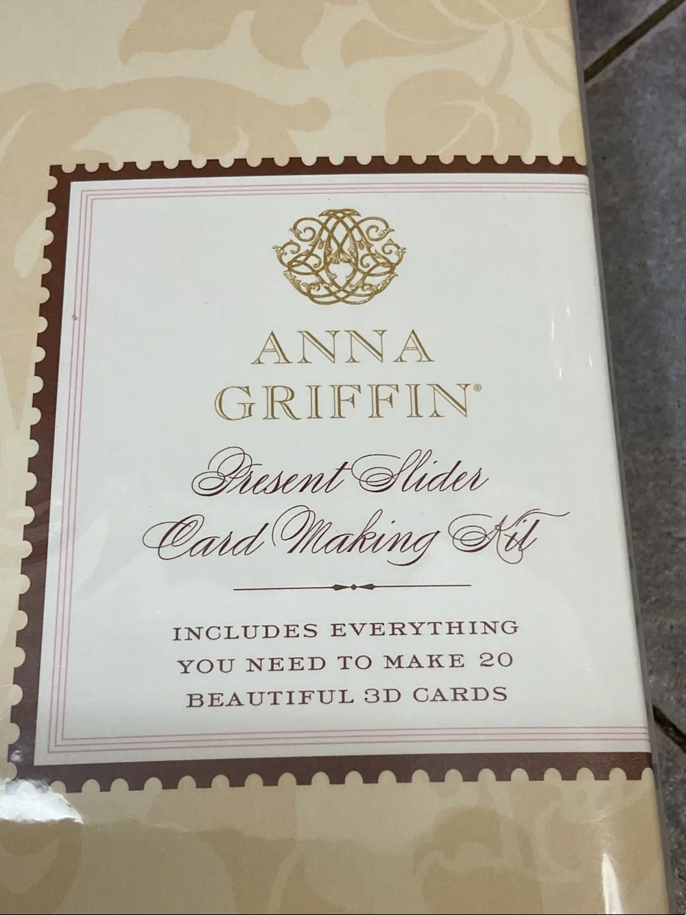 Anna Griffin includes kit