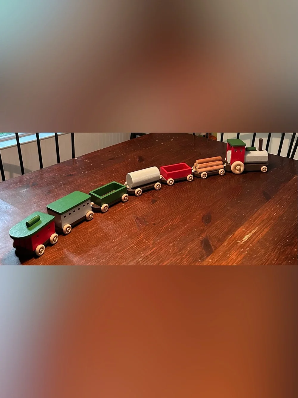 Vintage train cars